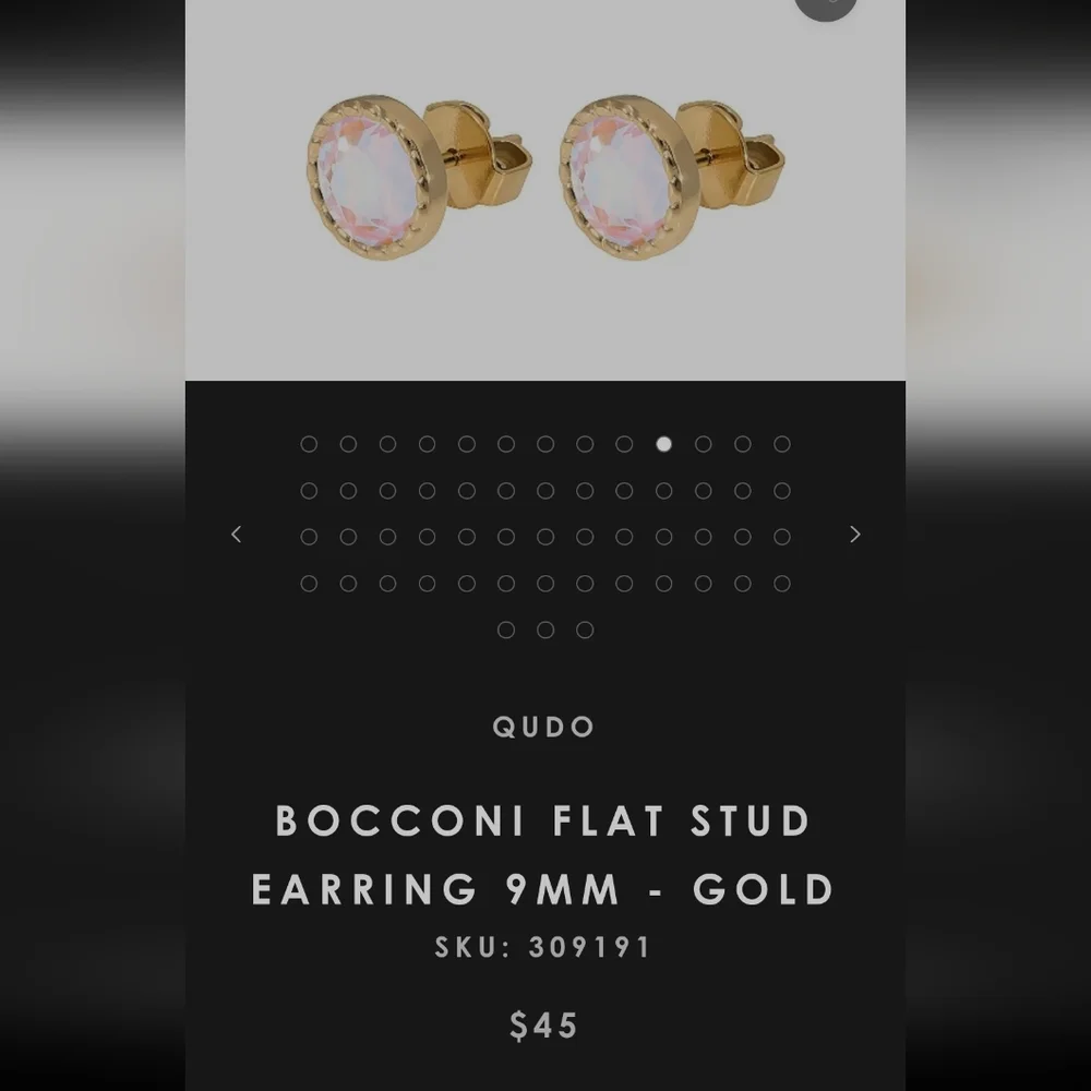 NEW Qudo Earrings✨️ - Picture 1 of 2